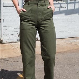 Brandy Melville green cargo pants
